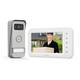Avidsen ELIA SMART video portafon za vrata WLAN kompletan set bijela, aluminij boja