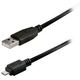 Transmedia USB typeA plug-Micro USB typeB 0,2m TRN-C250-0,2L