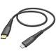 Hama USB kabel za punjenje USB 2.0 Apple Lightning utikač, USB-C® utikač 1.5 m crna 00201602
