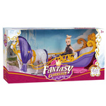 Fantasy Carriage Sjajna otvorena kočija sa konjem i bebom