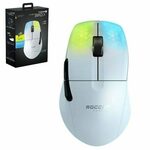 Roccat Kone Pro Air RGB gaming miš, optički, bežični, 19000 dpi, 50G, bijeli