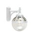 NORLYS 310W | Bologna Norlys zidna svjetiljka 1x E27 IP55 bijelo, prozirno
