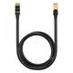 Baseus Ethernet RJ45, 10Gbps, 3m mrežni kabel (crni)