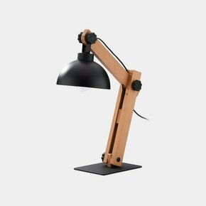 TK LIGHTING 5021 | Oslo-TK Tk Lighting stolna svjetiljka 50cm s prekidačem elementi koji se mogu okretati 1x E27 crno