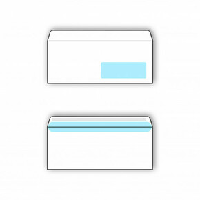 Kuverta strip desni prozor 23x11cm 100/1 bijela TTO