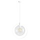 ALDEX 1065G | Aura-AL Aldex visilice svjetiljka 1x E27 bijelo, prozirno