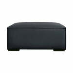 Tamno plavi kožni tabure Madame – Windsor & Co Sofas