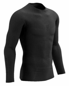 Muška kompresijska odjeća Compressport On/Off Base Layer Long Sleeve Top - black
