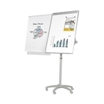 Bi-Office - Samostojeća ploča Bi-Office Maya Mobile, 102 x 70 cm, s ručicama na izvlačenje, siva