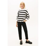 Dječje traperice Tommy Hilfiger MABEL crna KG0KG09006.9BYA