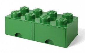 Zelena kutija za pohranu s dvije ladice LEGO®