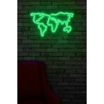 ASIR svijetleća zidna dekoracija WORLD - Zelena