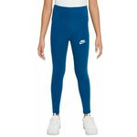 Dječje trenirke Nike Kids Sportswear Favorites High-Waist Leggings - court blue/white