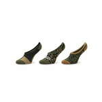 Set od 3 para ženskih niskih čarapa Vans Flower Cat VN00043YKCZ1 Canoodle Dgreen