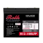 Baterija Rolls 12V, 100Ah, LiFePO4, Bluetooth, BMS, 6000 ciklusa