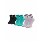 Dječje visoke čarape adidas Ankle HK7186 Bliss Lilac/Semi Mint Rush/Black