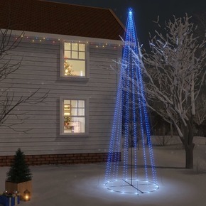 Stožasto božićno drvce hladno plavo 1134 LED žarulje 230x800 cm