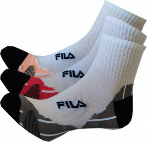 Čarape za tenis Fila Calza Socks 3P - white lady