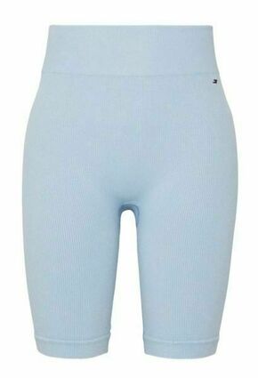 Ženske kratke hlače Tommy Hilfiger HW Seamless Washed Ribbed Shorts - vessel blue