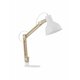 NOVA LUCE 9620129 | Grou Nova Luce stolna svjetiljka 45,5cm sa prekidačem na kablu elementi koji se mogu okretati 1x E27 bijelo mat, bezbojno