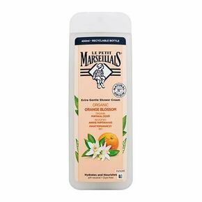 Le Petit Marseillais Extra Gentle Shower Cream Organic Orange Blossom hidratantna i hranjiva krema za tuširanje 400 ml za žene