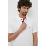 Pamučna polo majica Tommy Hilfiger boja: bijela, glatki model - bijela. Polo majica iz kolekcije Tommy Hilfiger izrađena od lagano elastične pletenine. Model izrađen od izuzetno ugodnog pamučnog materijala.