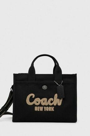 COACH Ručna torbica bež / crna