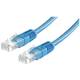 Value 21.99.1544 RJ45 mrežni kabel, Patch kabel cat 6 U/UTP 2.00 m plava boja 1 St.