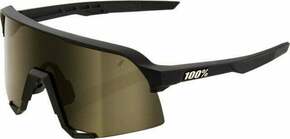 100% S3 Soft Tact Black/Soft Gold Mirror Biciklističke naočale