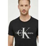 Calvin Klein Jeans Majica svijetlosiva / crna / bijela