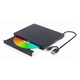 DVD Writer Gembird External USB DVD drive DVD-RW, DVD-USB-031, USB Type-C, vanjski, 24mj
