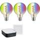Početni set po atraktivnoj cijeni Smart Home Zigbee 3.0 LED žarulja s žarnom niti G95 RGBW + pristupnik + prekidač 5193 Paulmann Home početni komplet rasvjete E27 Energetska učinkovitost 2021: G (A - G) RGBw