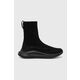 Tenisice Calvin Klein Jeans Eva Runner High Sock In Lum YW0YW01314 Triple Black 0GT