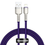 USB kabel za Lightning Baseus Cafule, 2.4A, 1m (ljubičasti)