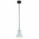 ARGON 4682 | Beverly-AR Argon visilice svjetiljka 1x E27 pastel svijetlo plava, mesing, bijelo