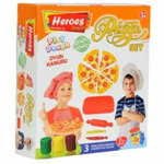 Play-Dough: Heroes Pizza plastelin set 7kom