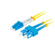 LANBERG optički patch kabel SM SC/UPC-LC/UPC duplex 5m LSZH G657A1 promjer 3mm, boja žuta