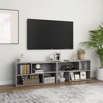 vidaXL TV ormarić siva boja betona 149 x 30 x 52 cm od iverice