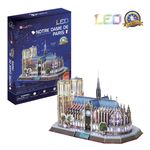 Puzzle 3D Notre Dame de Paris / led - 149 dijelova