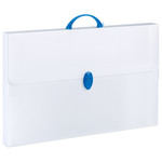 Torba-kofer pp-tvrdi 565x365x55mm Favorit/Balmar PF14235/E04CT prozirno bijela/plava ručka!!
