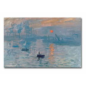 Zidna reprodukcija na platnu Claude Monet Sunrise