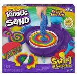 Kinetic Sand: Plastelin Swirl N' Surprise sa mješalicom za pijesak - Spin Master