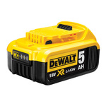 DeWalt baterija, 18 V, 5,0 Ah, Li-Ion (DCB184)