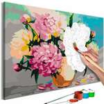 Slika za samostalno slikanje - Flowers in Vase 60x40