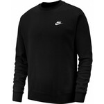 Muška sportski pulover Nike Swoosh Club Crew M - black/white