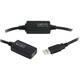 LogiLink USB kabel USB 2.0 USB-A utikač, USB-A utičnica 20.00 m crna UA0146