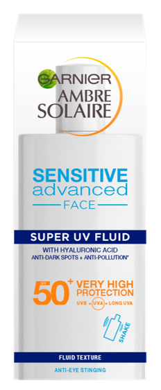 GARNIER AMBRE SOLAIRE SENSITIVE ADVANCED UV Shaka veoma lagana krema za lice SPF50 40 ml