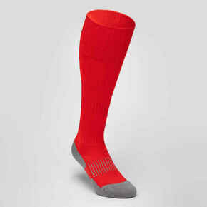 Čarape za ragbi R500 do koljena dječje crvene
