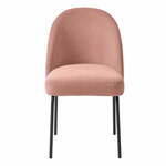 Ružičasta blagovaonska stolica Creston - Unique Furniture