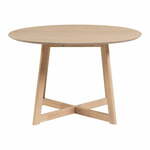 Blagovaonski stol Kave Home Maryse, ⌀ 120 cm